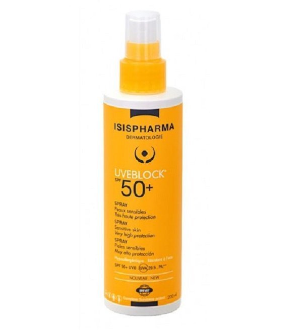ISISPHARMA -Uveblock-Spf50-Spray-200ml Maroc