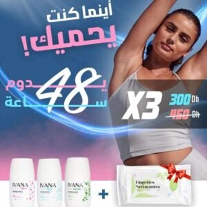 Ivana Pack Trio – 48h sans Mauvaises Odeurs Maroc
