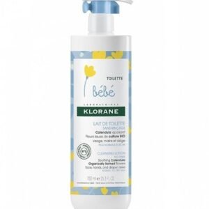 KLORANE Bébé – Lait de Toilette sans Rinçage au Calendula Apaisant – Bébé – Peau Normale à Sèche 500 ml Maroc