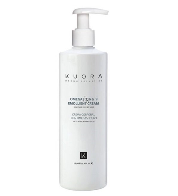 KUORA Creme Emollient Omega 3 6 9 400ml Maroc