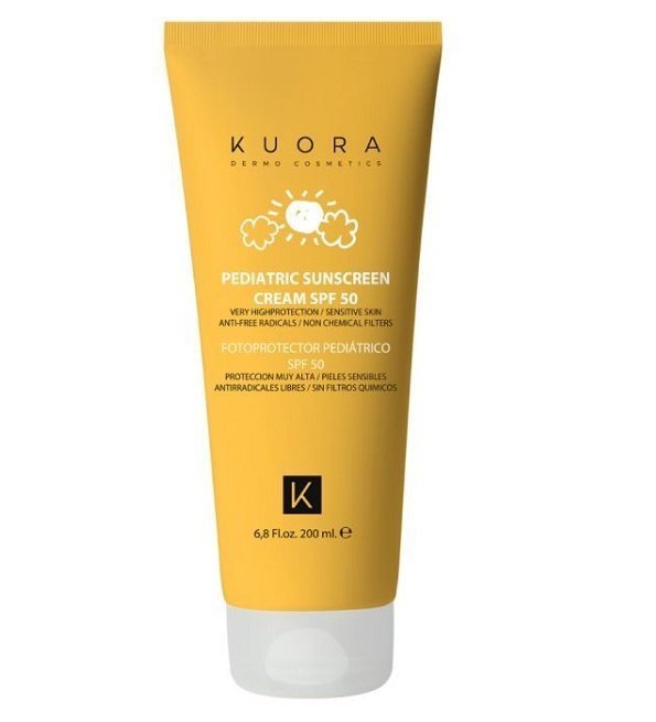 KUORA Ecran Solaire Pediatrique SPF 50 sans Filtres Chimiques 200 ml Maroc