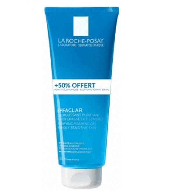 La Roche-Posay Effaclar Gel Moussant Peau Grasse Acnéique | 300ml Maroc