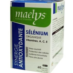 Maelys Sélénium Organique Vitamines A C E – 60 Gélules Maroc