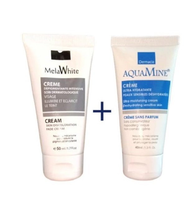 DERMACIA Melawhite Crème Dépigmentante Intensive – 40 ml + Aquamine Offerte Maroc