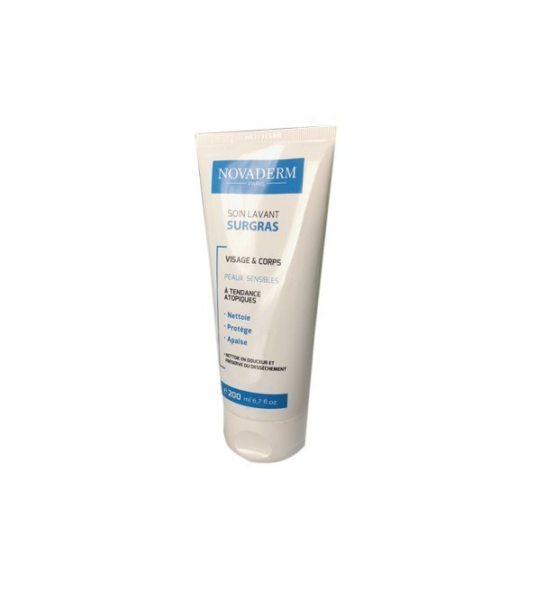 NOVADERM Soin Lavant Surgras 200ml Maroc