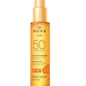 NUXE Huile Solaire Bronzante Haute Protection Spf50 Visage et Corps 150 ml Maroc