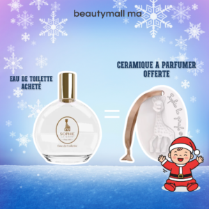 SOPHIE LA GIRAFE Eau de Toilette 50 ml Plus Anneau de Dentition Maroc