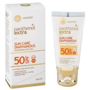 MEDISEI Panthenol Extra Protection Solaire Diaphane SPF 50 Gel Invisible pour le Visage Maroc