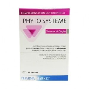 Phyto systeme Cheveux & Ongles 60gelules Maroc