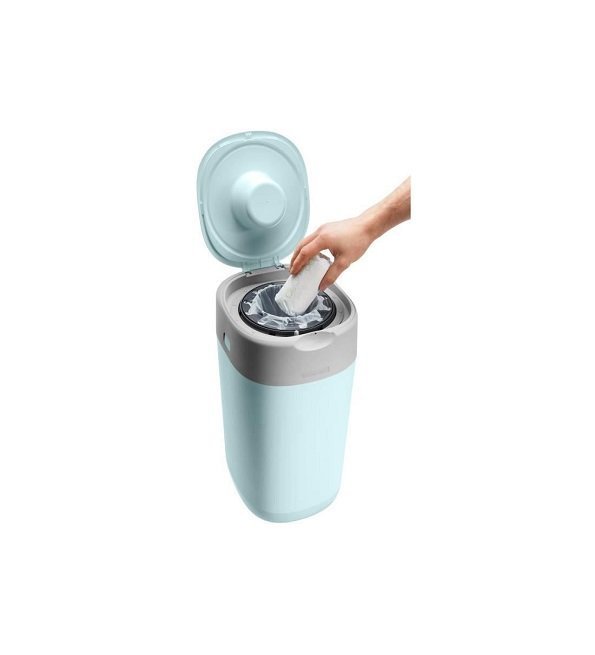 TOMMEE TIPPEE Poubelle à Couches Anti-Odeur Twist & Click – Bleu Maroc