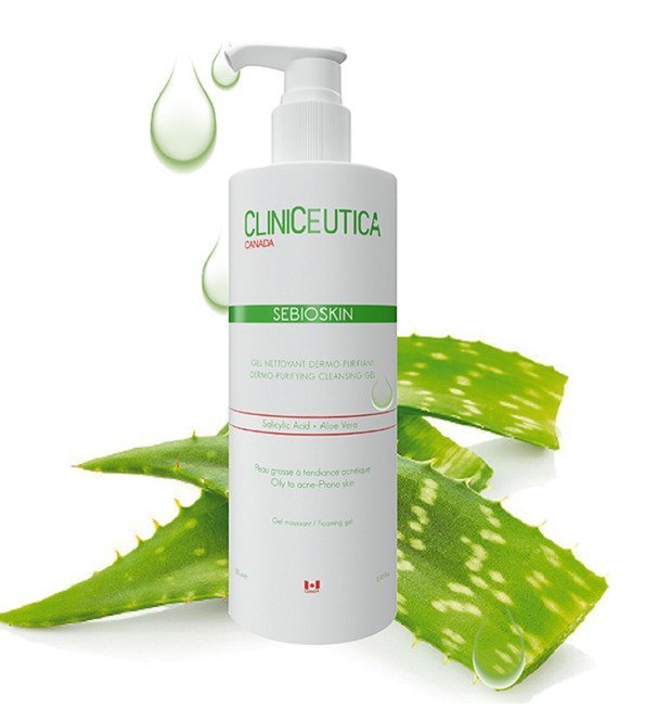 CLINICEUTICA Sebioskin Gel Nettoyant Dermo-Purifiant 250ml Maroc