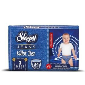 SLEEPY Jeans 3 Pants Midi 4-9kg/34 Pieces Maroc