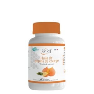SPIRIT Huile de Pépins de Courge 60 Capsules Maroc