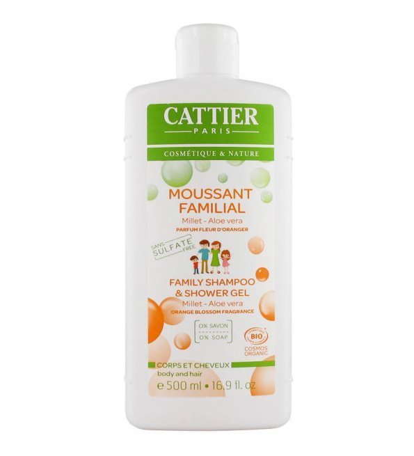 Cattier Moussant Familial sans Sulfate 500ml Maroc