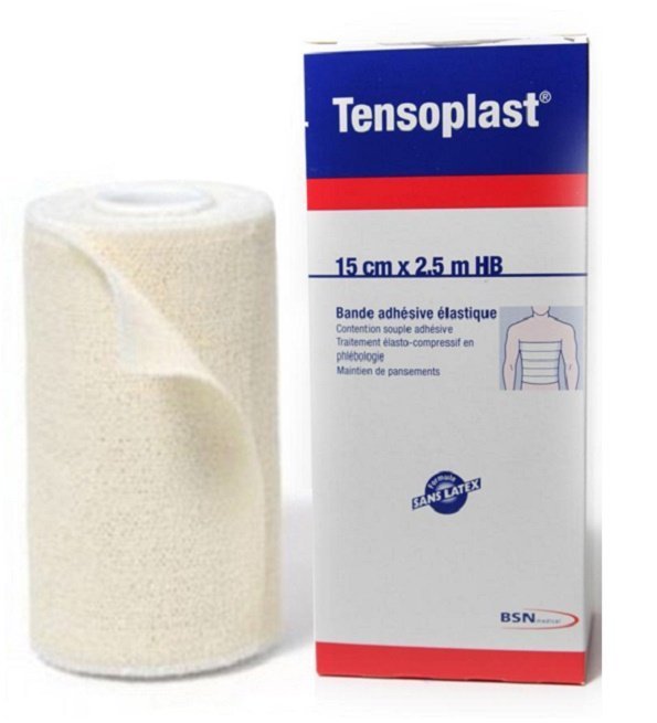 TENSOPLAST Bande Adhésive Élastique 15cm X 2,5m Maroc