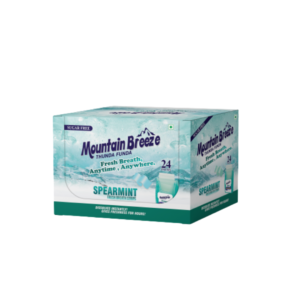 Mountain breeze Spearmint 24 Strips Maroc