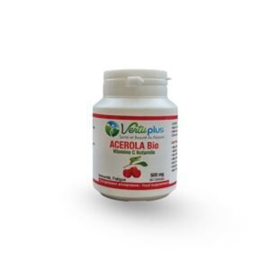 VERTU PLUS Acerola Bio Vitamine C Naturelle 500 mg 60 Gélules Maroc
