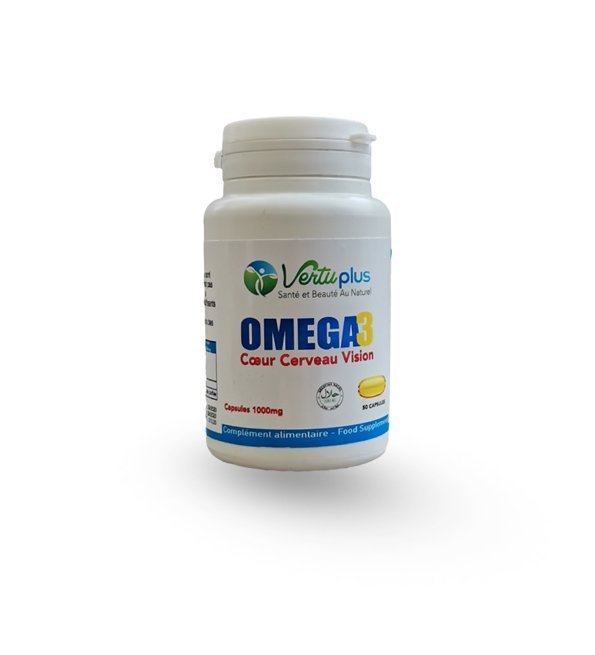 VERTU PLUS Omega 3 1000mg 50 Capsules Maroc