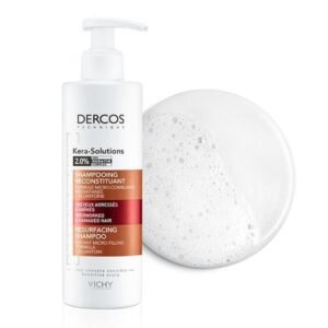 Vichy Dercos Kera-Solutions Shampoing Reconstituant Cheveux Secs et Abîmés – 250ml Maroc