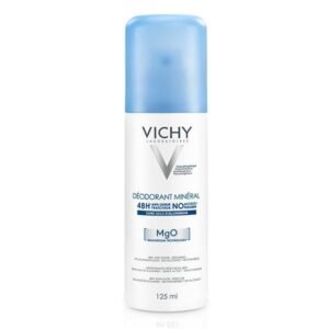 Vichy Dermo-Tolérance Déodorant Minéral 48h Aérosol sans Sels D’aluminium Peau Sensible et Réactive | 125ml Maroc