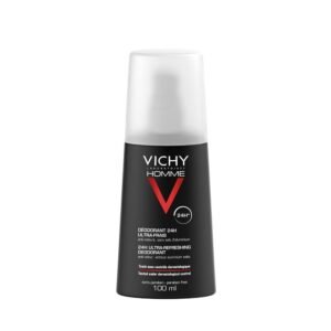 Vichy Homme Déodorant Vaporisateur Ultra-Frais 24h Peau Sensible | 100ml Maroc