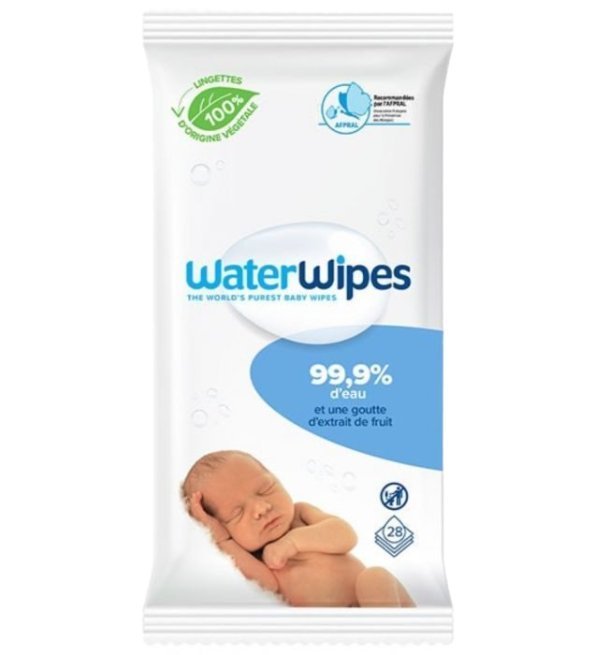 WATERWIPES Lingettes Baby 28 Bio Maroc