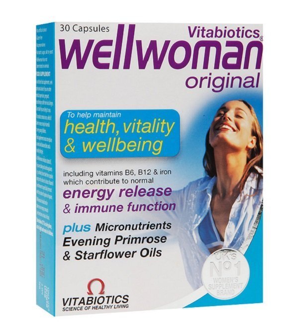 VITABIOTICS Wellwoman Zinc Original 30 Capsules Maroc