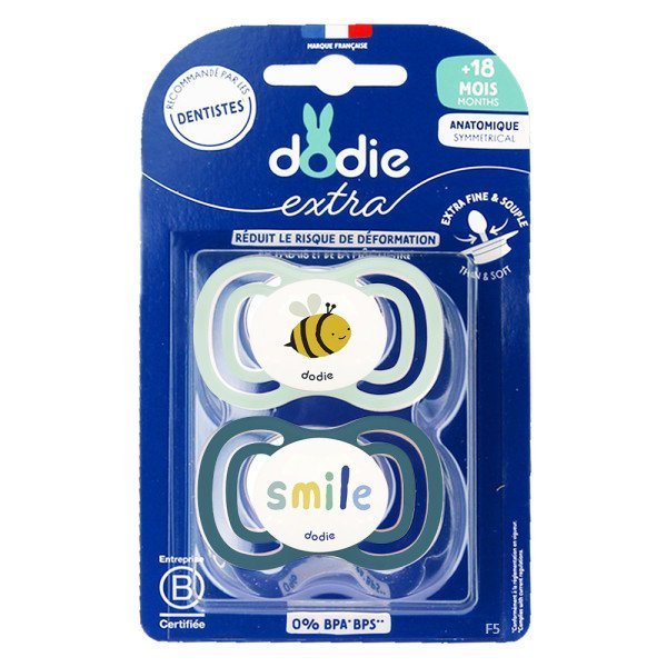 Dodie Sucette +18mois Duo Extra Fine Vert F6 Maroc