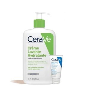 Cerave Creme Lavante Hydratante 473ml+ Mini Baume pack Maroc