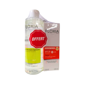 Floxia Emulsion Teintee spf50 + Solution micillaire 250ml Pack Maroc