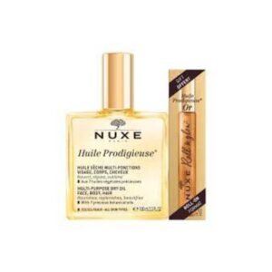 Nuxe Huile Prodigeuse 100ml+Roll on Or 8ml pack Maroc