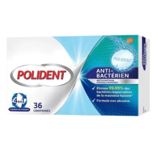 Polident Anti-Bacterien 36 Capsules Maroc