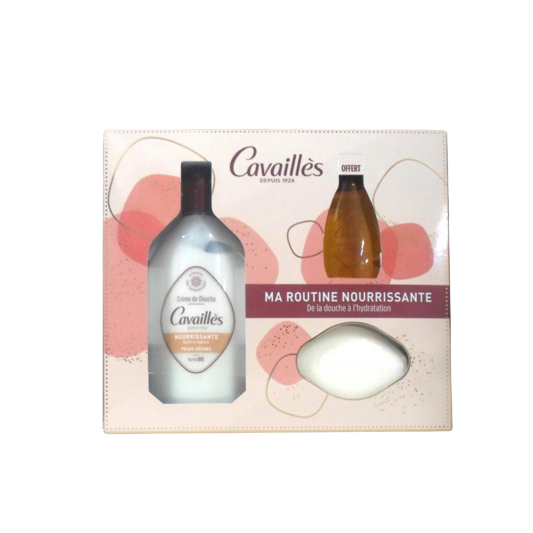 Roge Cavailles Coffret Nourissant Creme Douche + Savon Nourissant + Huile Surgras Maroc